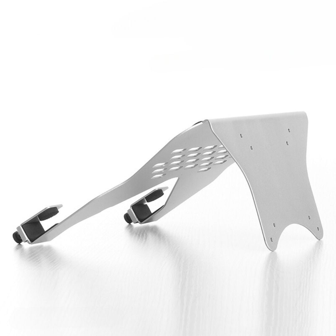 Bewiser laptop desktop tray bracket cooling metal mop can be adapted to vesa bracket arm MP02 14-17", Silver