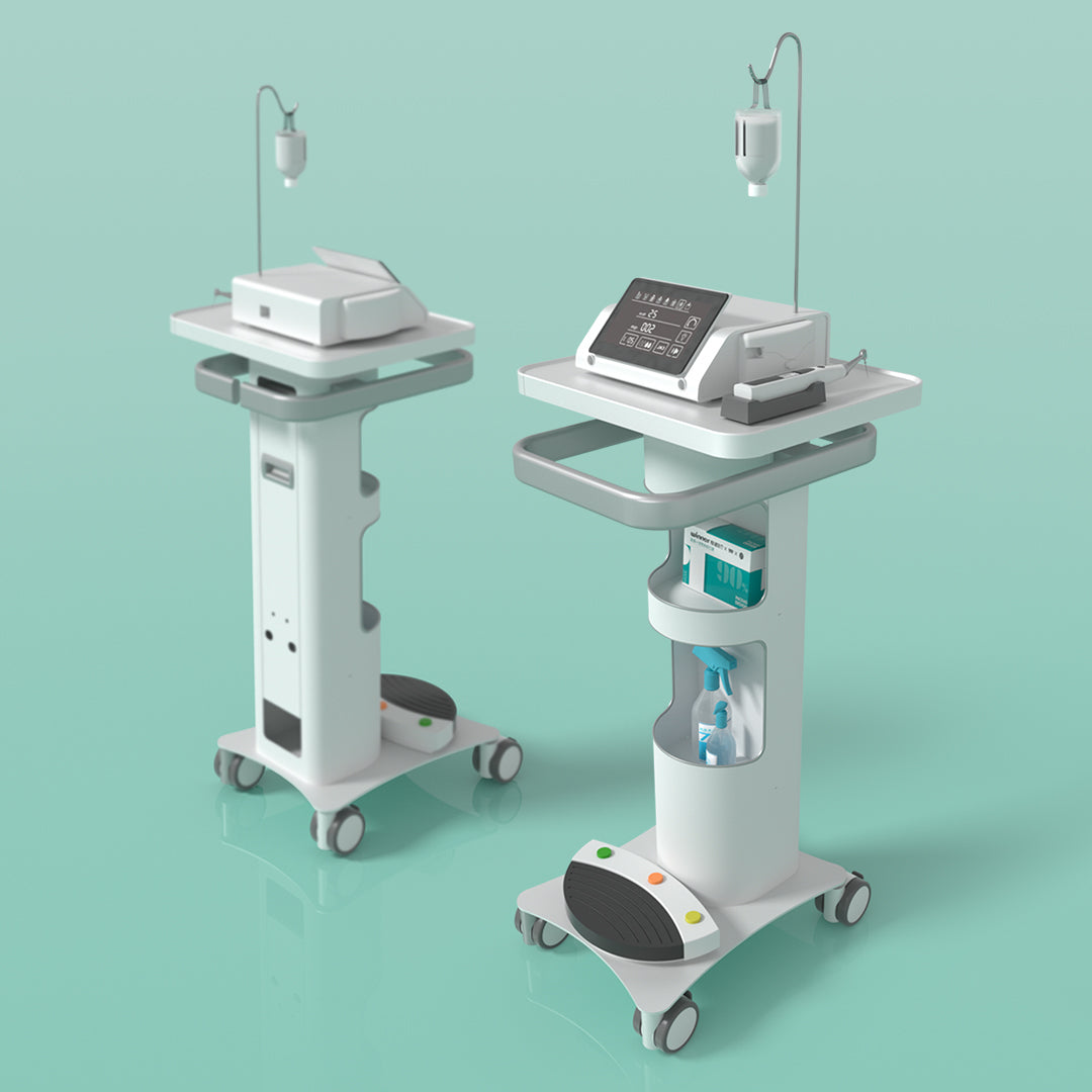 GM-1 Dental Implant Surgical Machine with Bone Cutting Workstation, Treatment Sandblaster & Mobile Cart for Dental Clinics