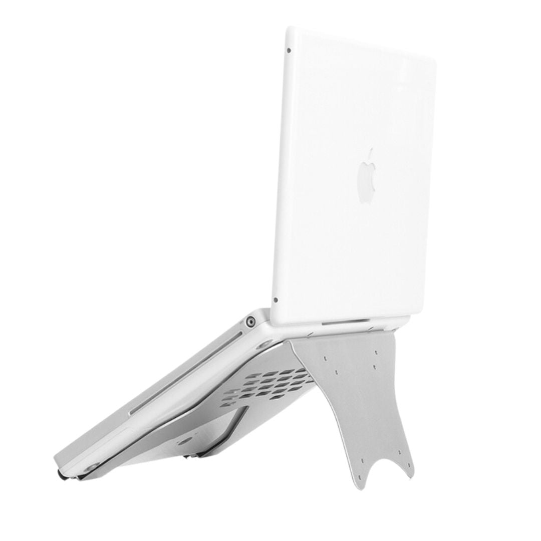 Bewiser laptop desktop tray bracket cooling metal mop can be adapted to vesa bracket arm MP02 14-17", Silver