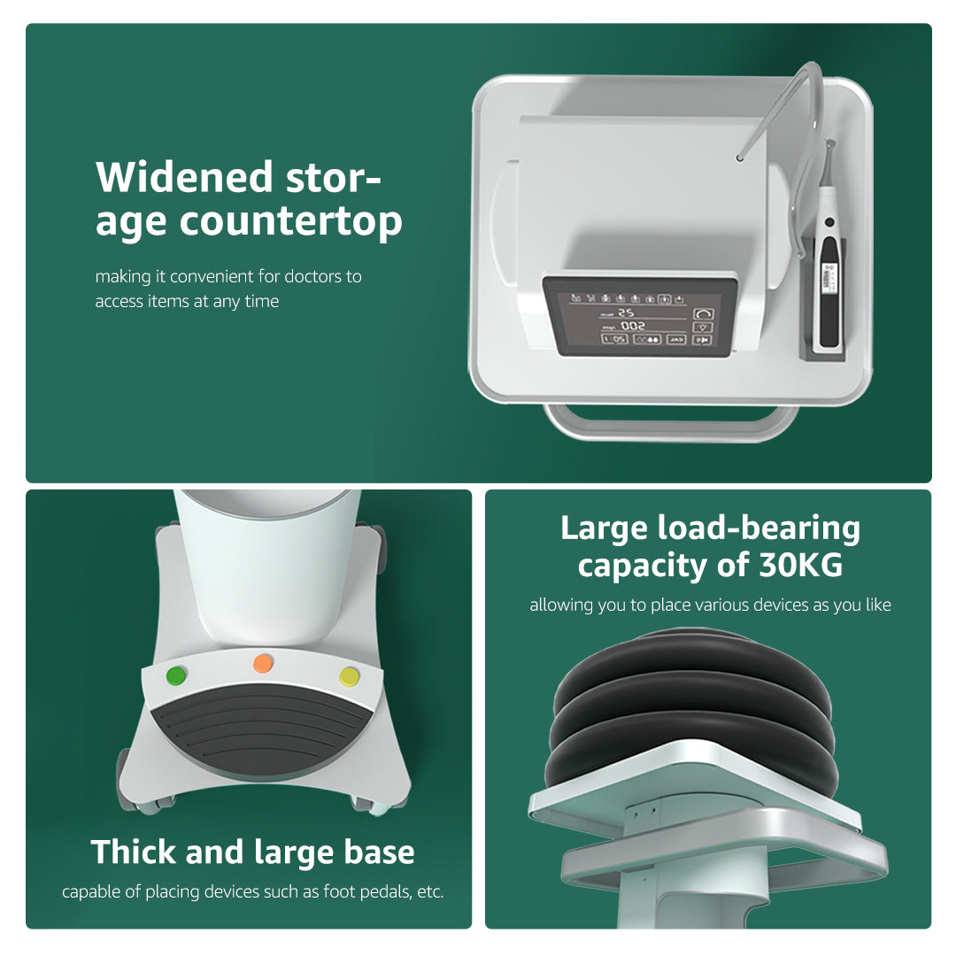 GM-1 Dental Implant Surgical Machine with Bone Cutting Workstation, Treatment Sandblaster & Mobile Cart for Dental Clinics