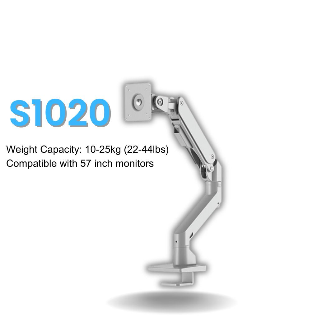 Single Ultrawide Monitor Arm , VESA Desk Mount – For 1000R Curved Monitors Up to 49 Inches, up to 44 lbs