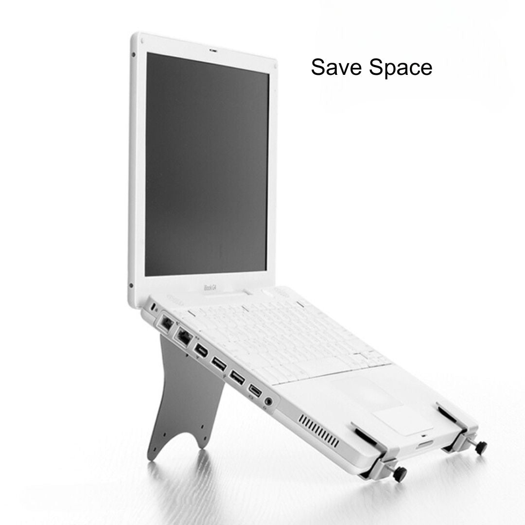 Bewiser laptop desktop tray bracket cooling metal mop can be adapted to vesa bracket arm MP02 14-17", Silver