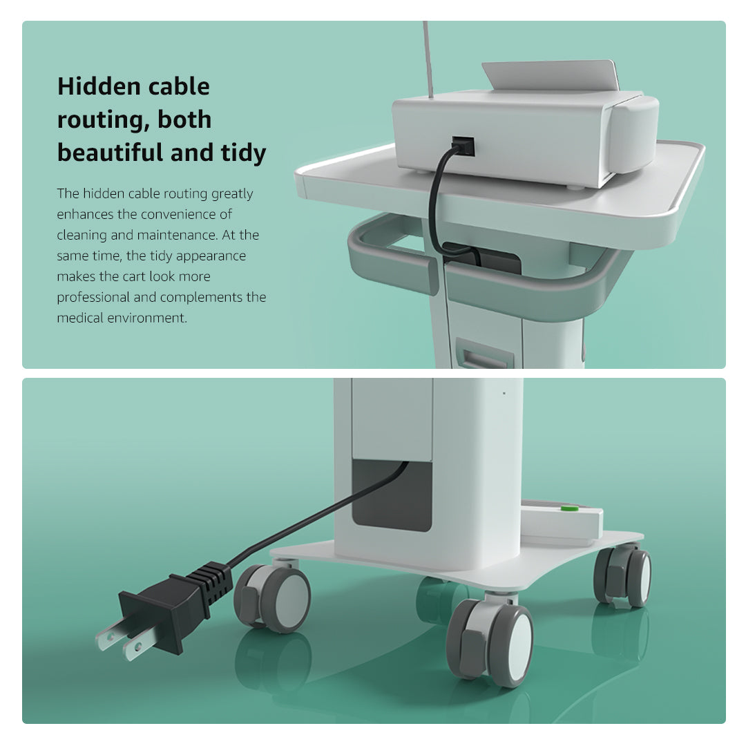 GM-1 Dental Implant Surgical Machine with Bone Cutting Workstation, Treatment Sandblaster & Mobile Cart for Dental Clinics