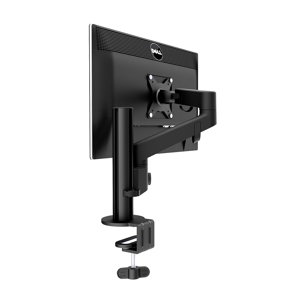 Single Monitor Mount For 1 Computer Screen up to 32 inch,Fully Adjustable Monitor Arm Holds up to 22 lbs,Black (BP100)