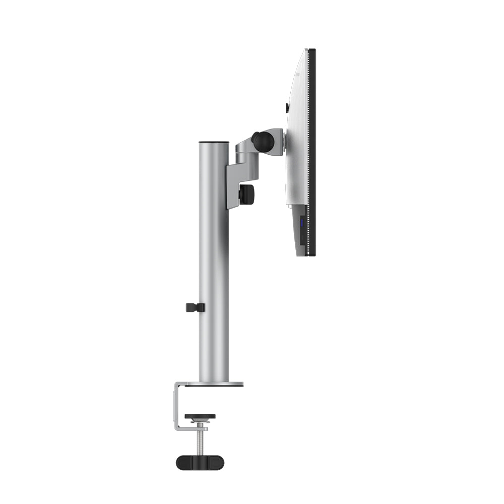 Single Monitor Mount,Adjustable Monitor Stand for Max 32 Inch Flat Curved Computer Screen,Monitor Arm Desk Mount,up to 22 lbs(L-Zero)