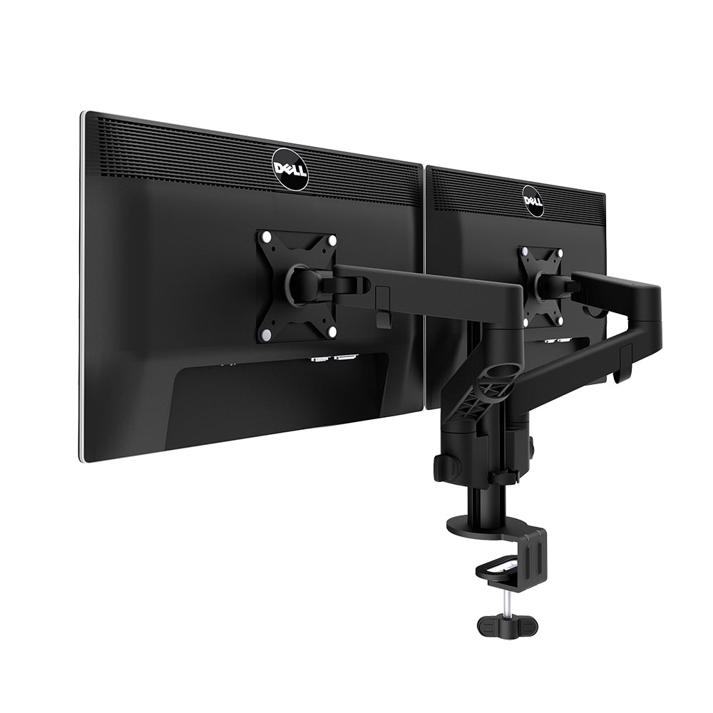 Dual Monitor Arms Fully Adjustable Desk Mount Stand Fits 2 Screens up to 32 inch, Weight Capacity 22lbs per Arm(BP200)