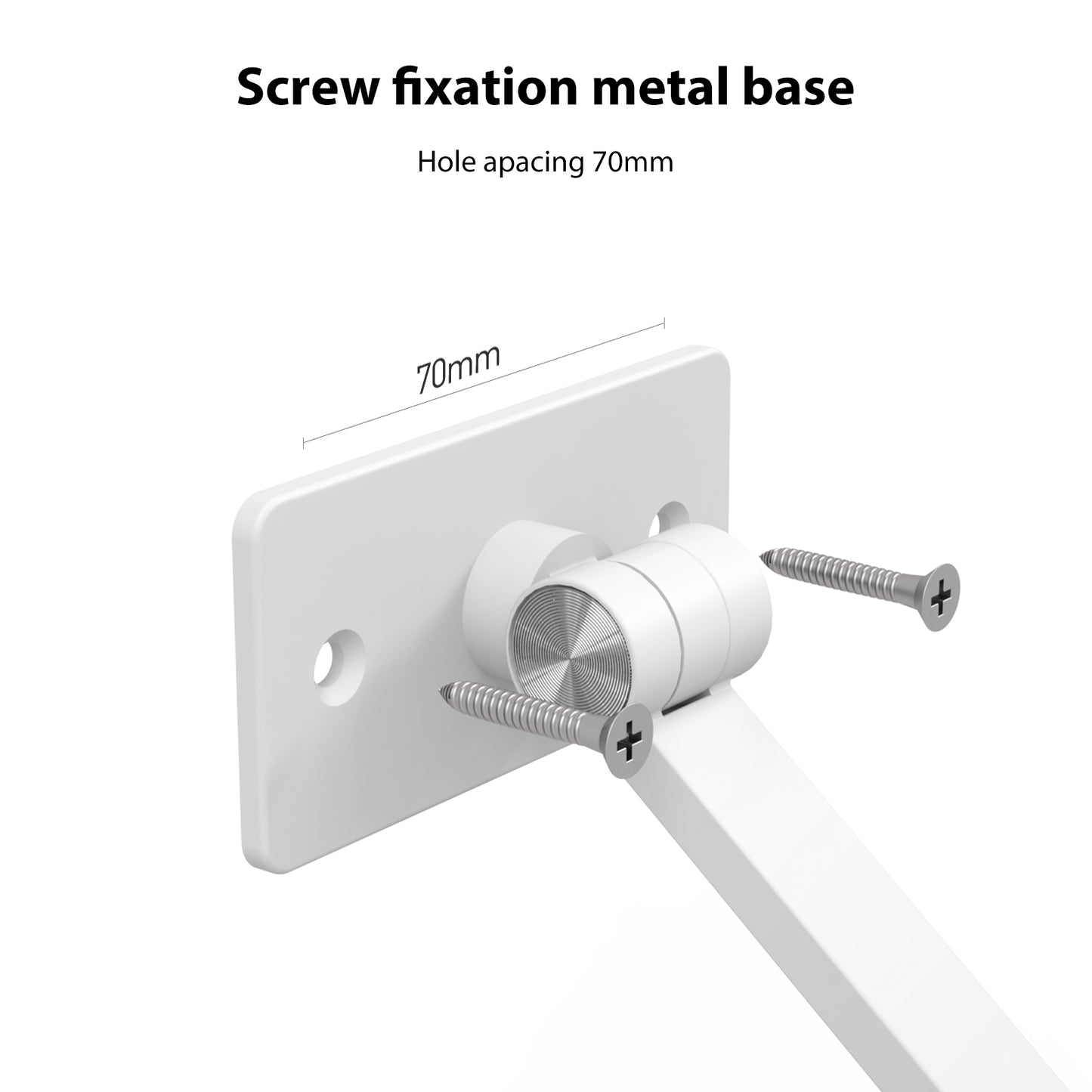 Tablet Wall Mount Holder,Extendable Flexible Arm For Office,Kitchen Easy To Install Compatible with 4.7-15.6" Screen iPhone,iPad,Switch(WS-2)
