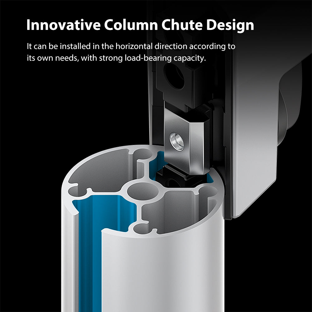 Single Monitor Arm Desk Mount for 32 Inch Display,Fully Adjustable Monitor Stand Mount with Height/Angle Adjustable,Tilt/Swivel/Rotation(L-One)