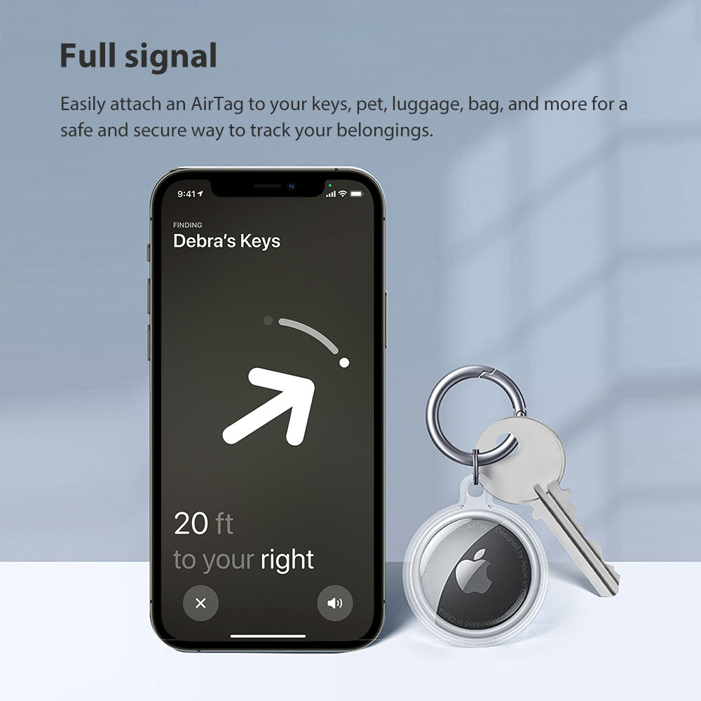 Transparent and Waterproof AirTag Case