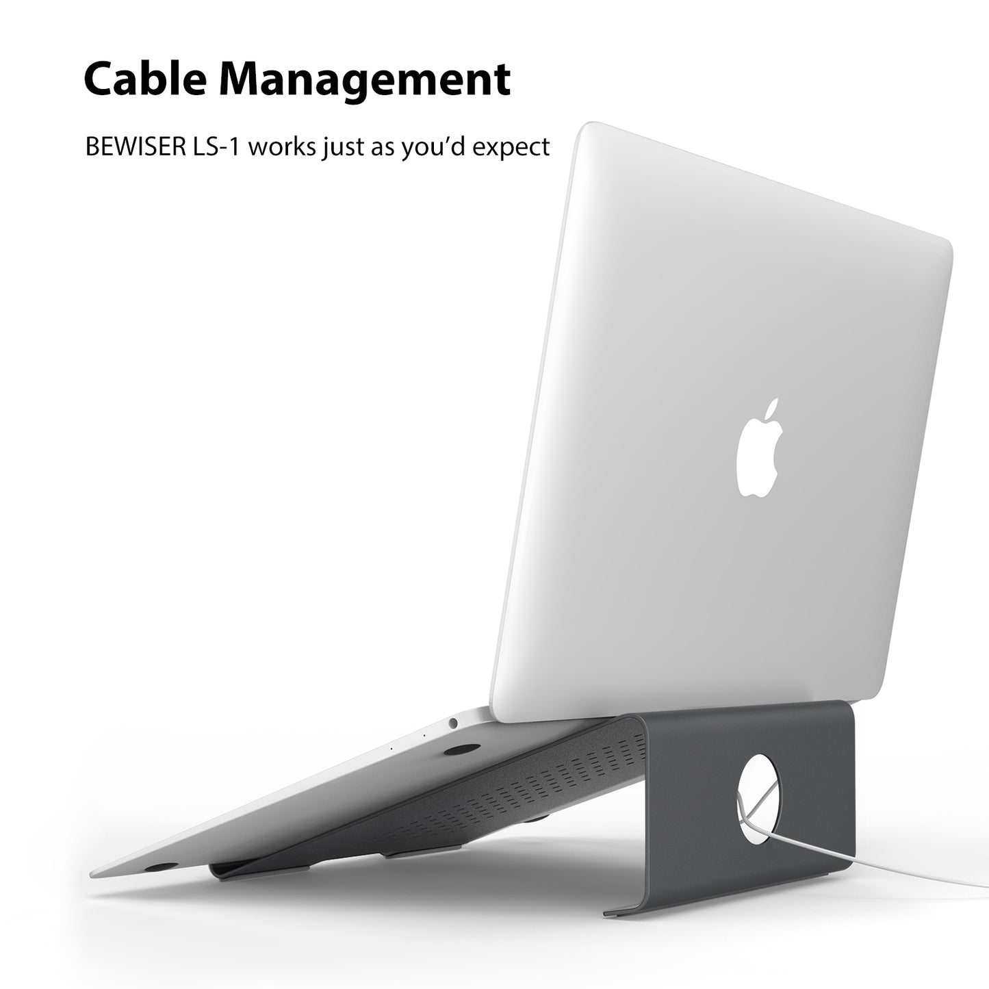 Laptop Stand,Aluminium Laptop Riser,Ergonomic Laptop Holder Compatible With Macbook Dell More 10-17 Inch Laptops Work From Home Or Office(LS-1)