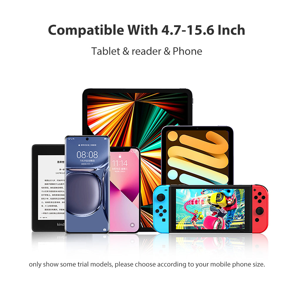 Tablet Holder, Cellphone Holder , IPad Holder With Clamp Desk Mounted Angle Adjustable Compatible with 4.7"- 15.6" Screen (CS-2)