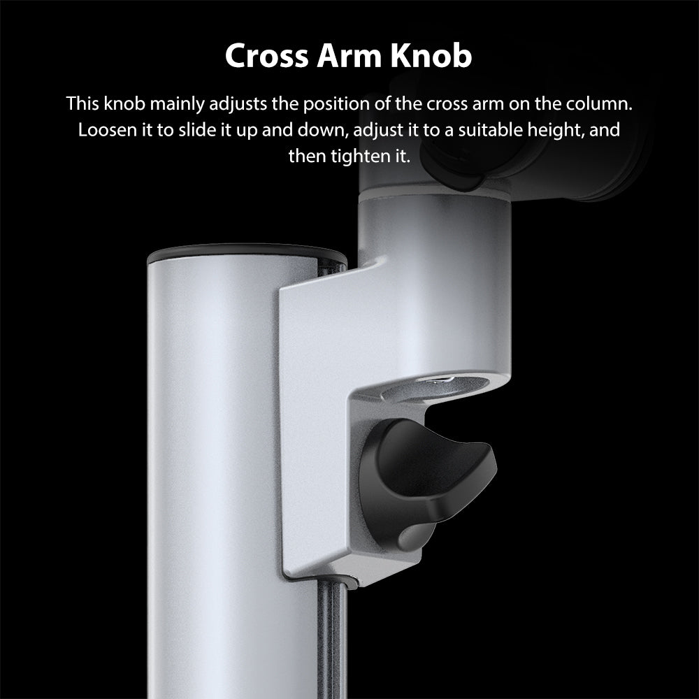 Monitor Mount With Extension Arm,Fully Adjustable Computer Monitor Mount for Screen Up to 32 Inch,Monitor Desk Mount with C-Clamp and Grommet(L-T)