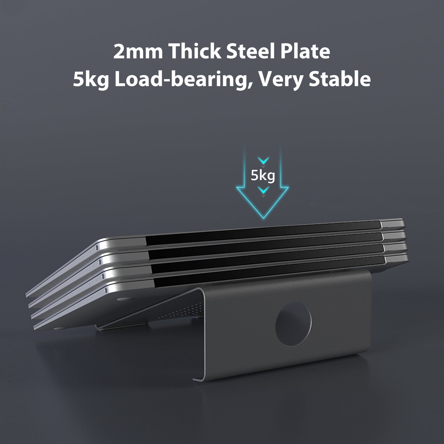 Laptop Stand,Aluminium Laptop Riser,Ergonomic Laptop Holder Compatible With Macbook Dell More 10-17 Inch Laptops Work From Home Or Office(LS-1)