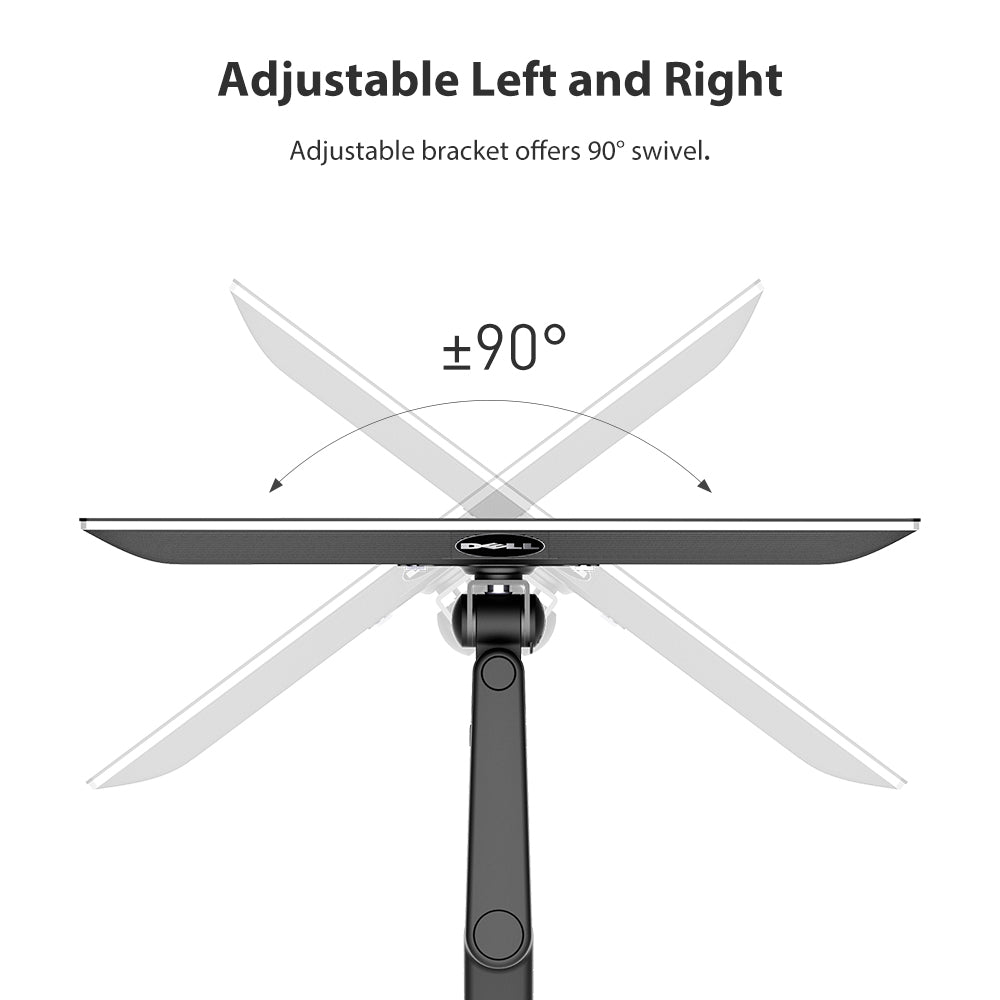 Single Monitor Mount For 1 Computer Screen up to 32 inch,Fully Adjustable Monitor Arm Holds up to 22 lbs,Black (BP100)