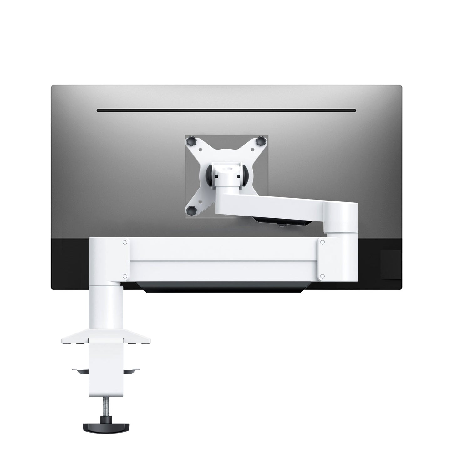 Monitor Arm Gas Spring Desk Mount,Heavy Duty Monitor Arm for Ultrawide Screen up to 43 inch,26.4lbs(D2U)