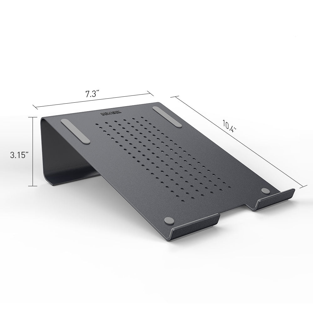 Laptop Stand,Aluminium Laptop Riser,Ergonomic Laptop Holder Compatible With Macbook Dell More 10-17 Inch Laptops Work From Home Or Office(LS-1)