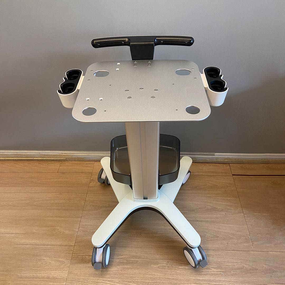 MT-1 Bewiser Ultrasound Medical Cart with Monitor Stand - Mobile Laptop Cart for Medical Use, Ideal for Ultrasound and B-Scan Equipment
