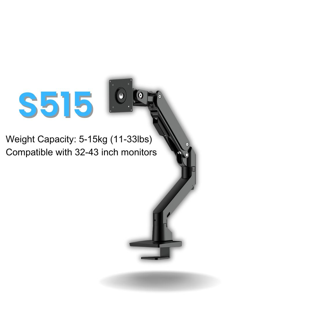 Single Ultrawide Monitor Arm , VESA Desk Mount – For 1000R Curved Monitors Up to 49 Inches, up to 44 lbs