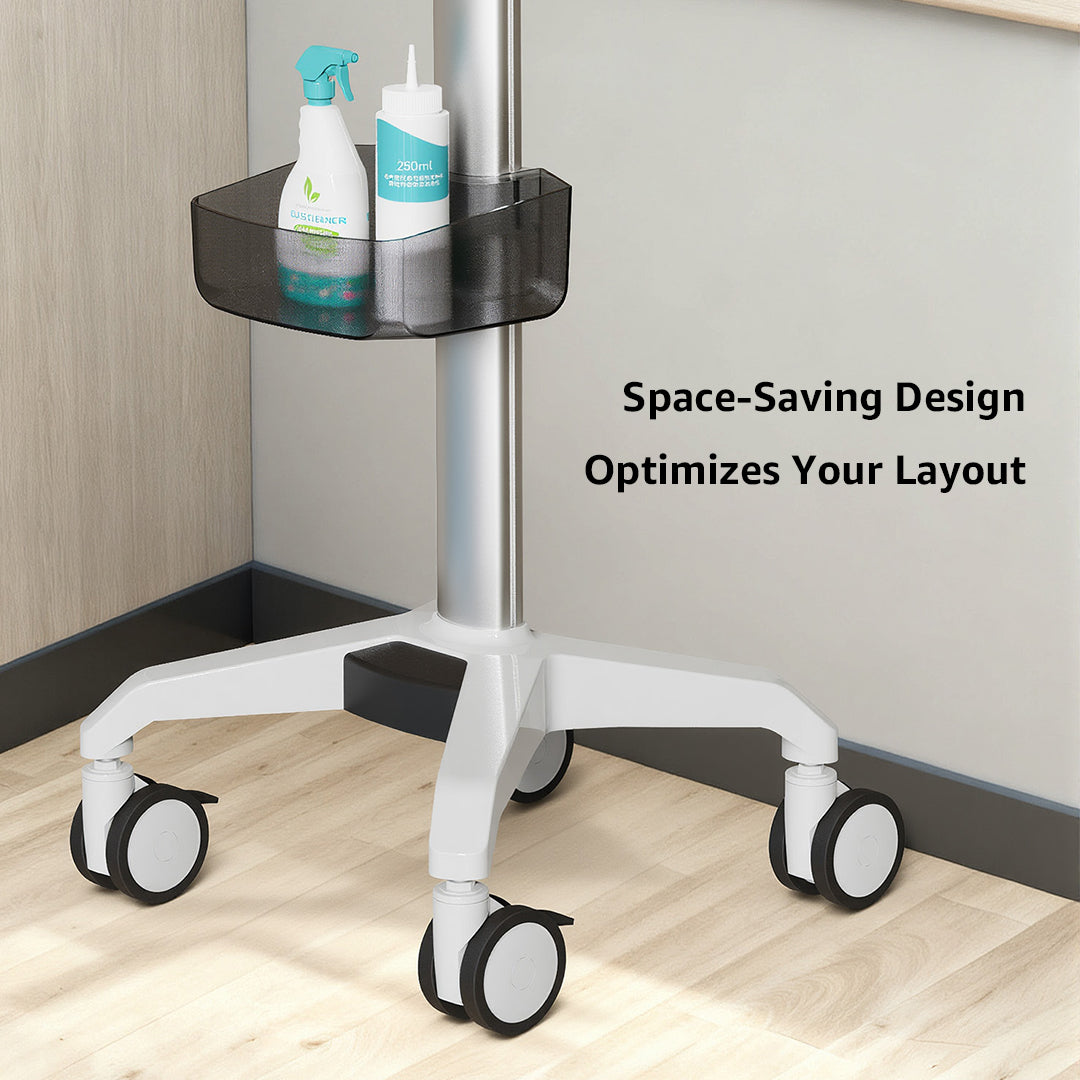 DMB-102 Bewiser Ultrasound Medical Cart Trolley Multifunctional Instrument Trolley Fits Ultrasound Aesthetic ECG Machines