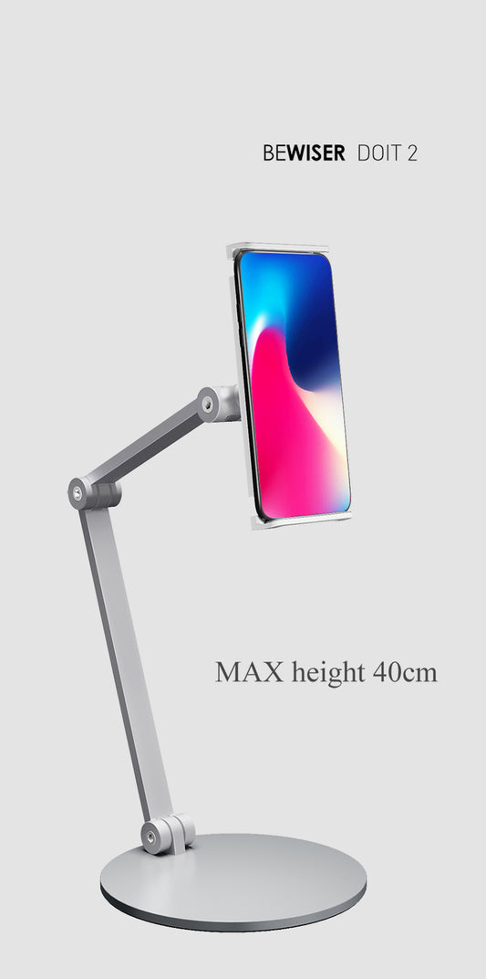Doit2 Tablet Holder, Cellphone Holder IPad Holder Free Standing Angle Adjustable Compatible with 4.7"- 12.9" Screen