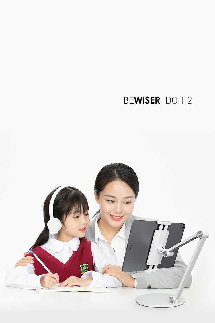 Doit2 Tablet Holder, Cellphone Holder IPad Holder Free Standing Angle Adjustable Compatible with 4.7"- 12.9" Screen