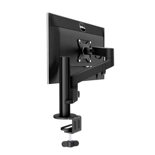 Single Monitor Mount For 1 Computer Screen up to 32 inch，Fully Adjustable Monitor Arm Holds up to 22 lbs，Black (BP100)