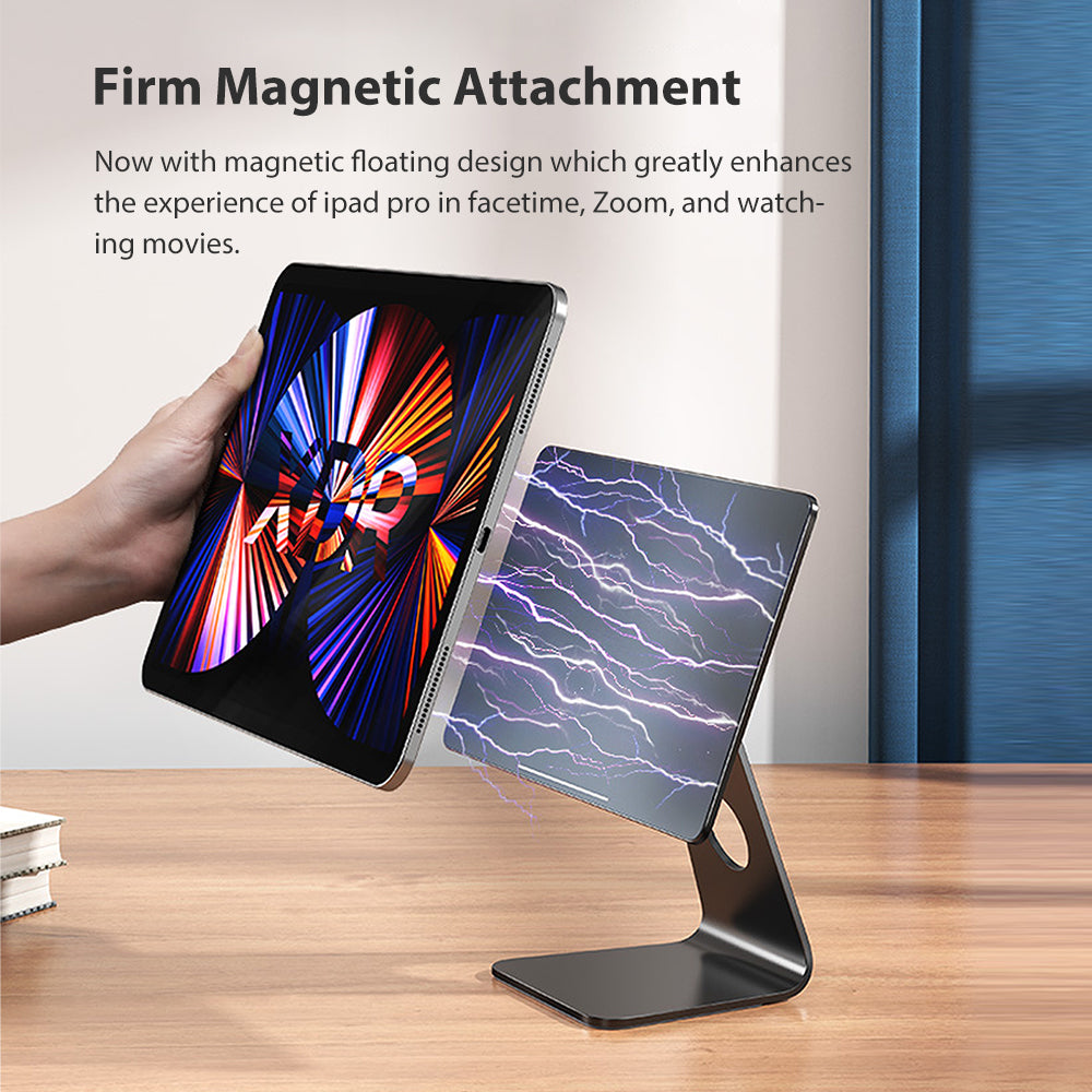 MagFree Magnetic iPad Stand，Adjustable Rotatable Floating iPad Pro Stand For Apple iPad Pro 12.9，iPad Pro 11inch